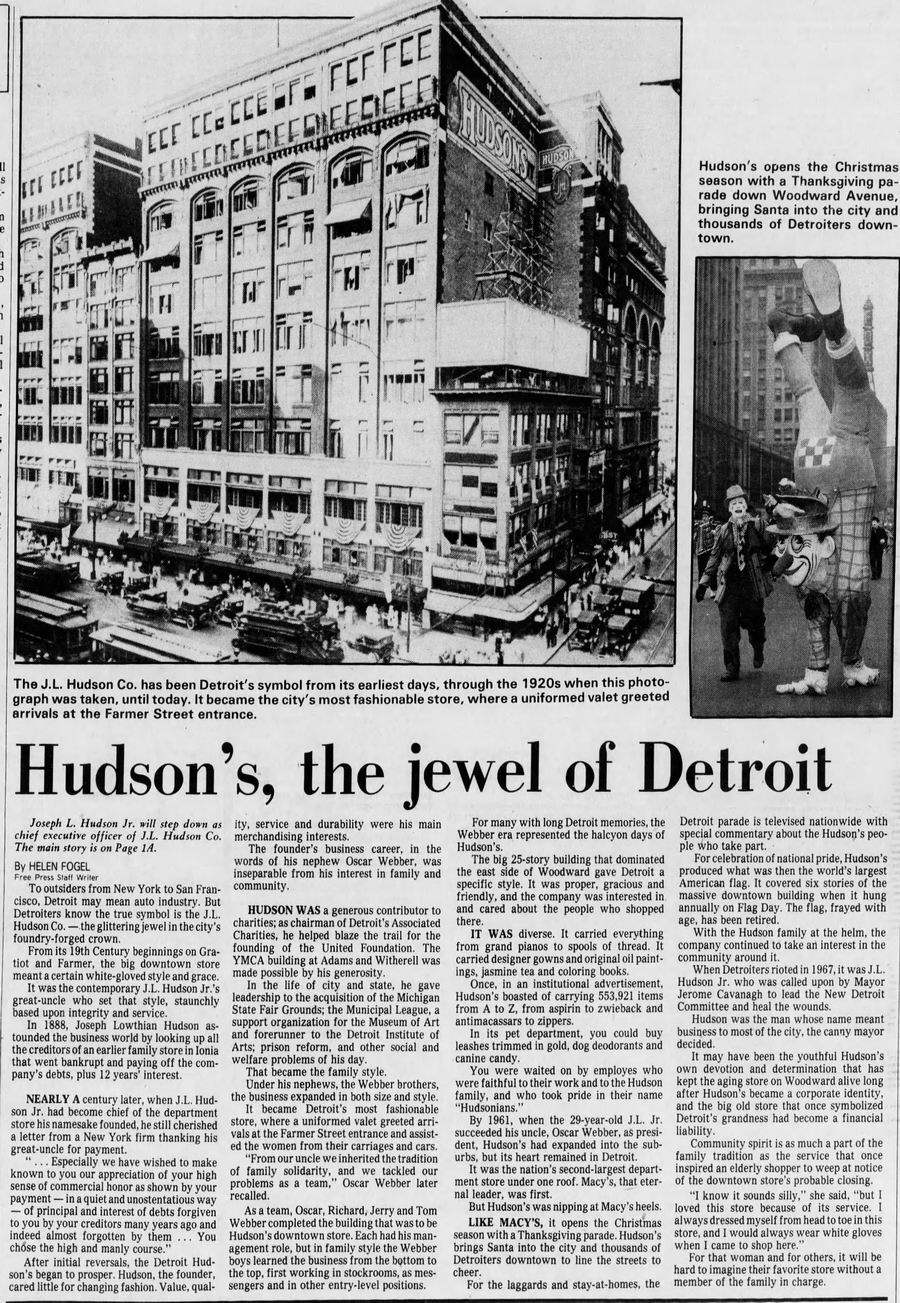 Hudsons - NOVEMBER 1980 ARTICLE